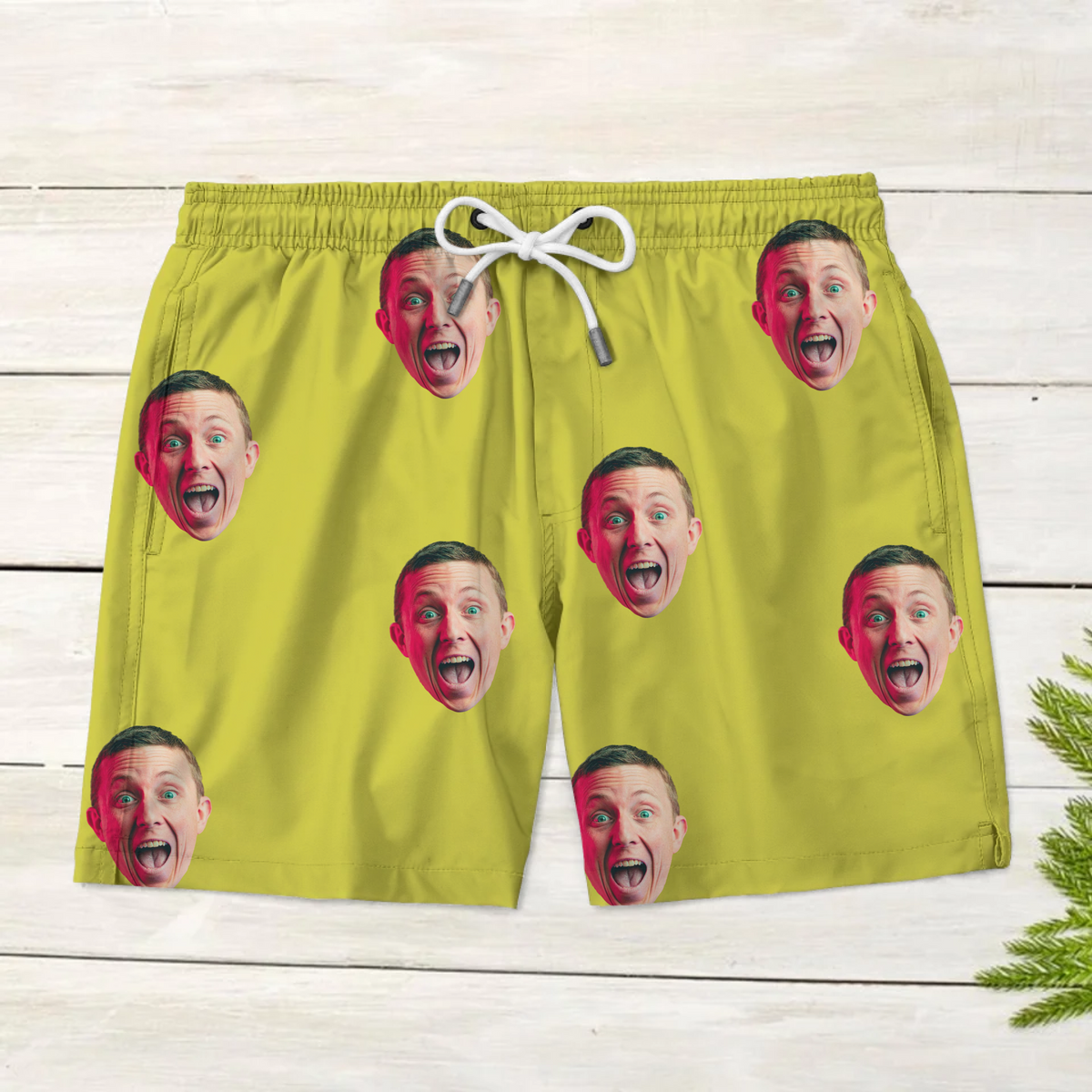 Custom zwembroek met foto