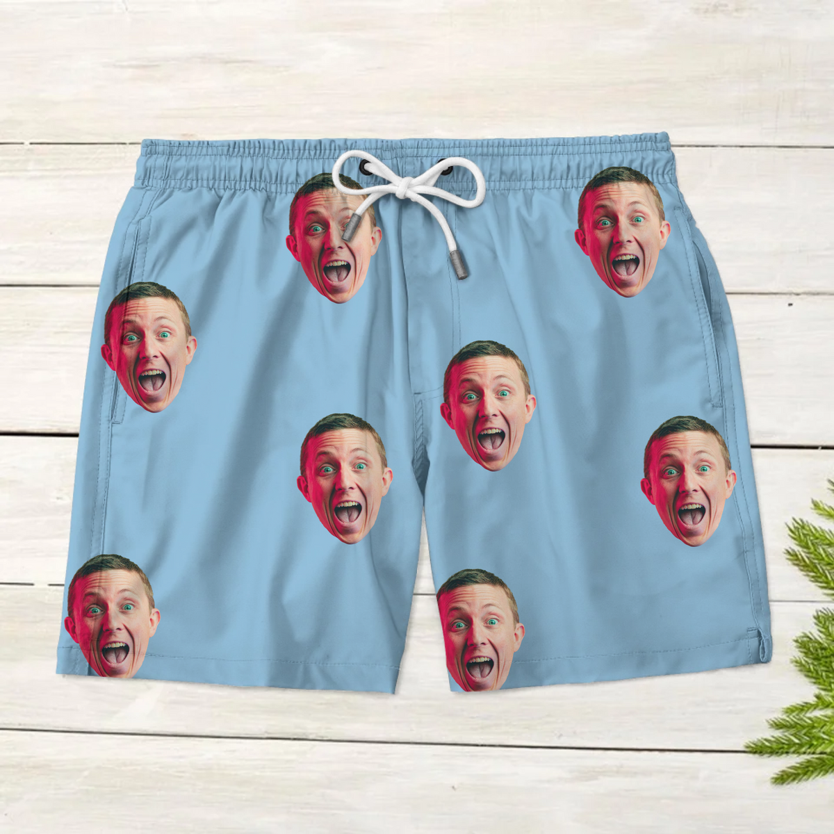 Custom zwembroek met foto