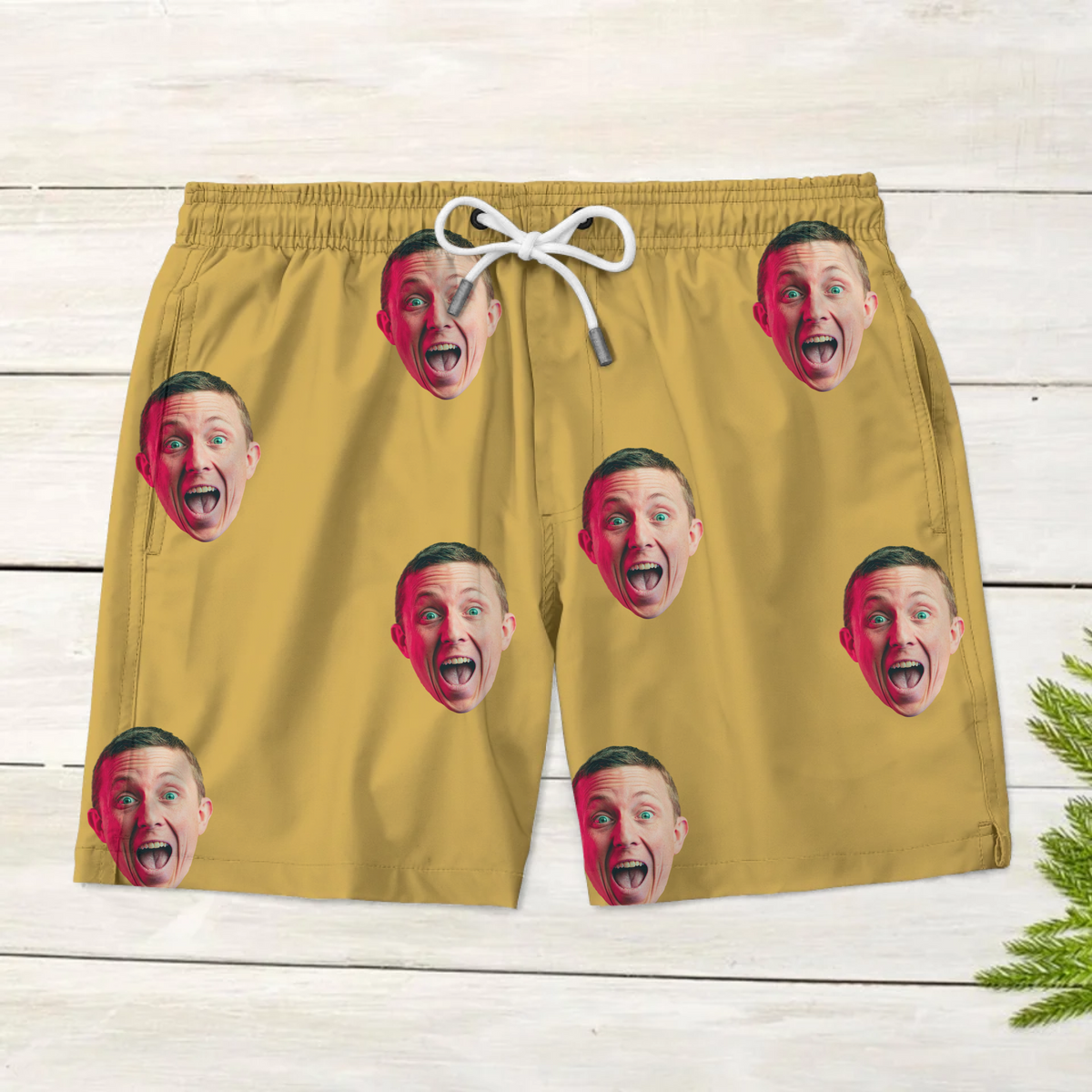 Custom zwembroek met foto