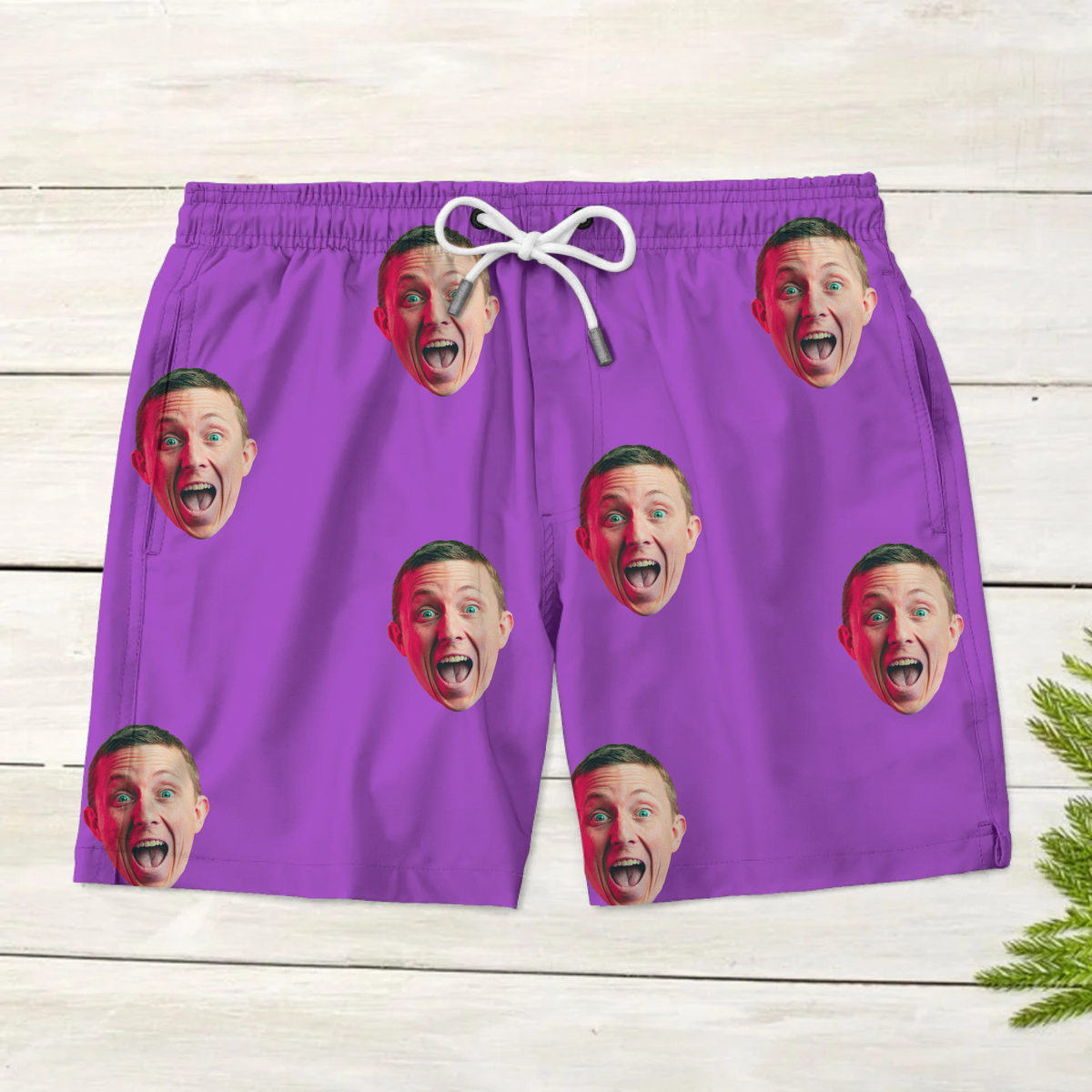 Custom zwembroek met foto