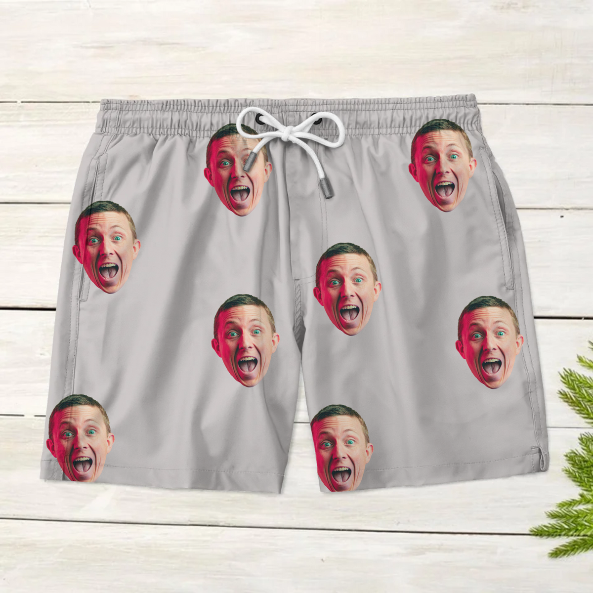 Custom zwembroek met foto