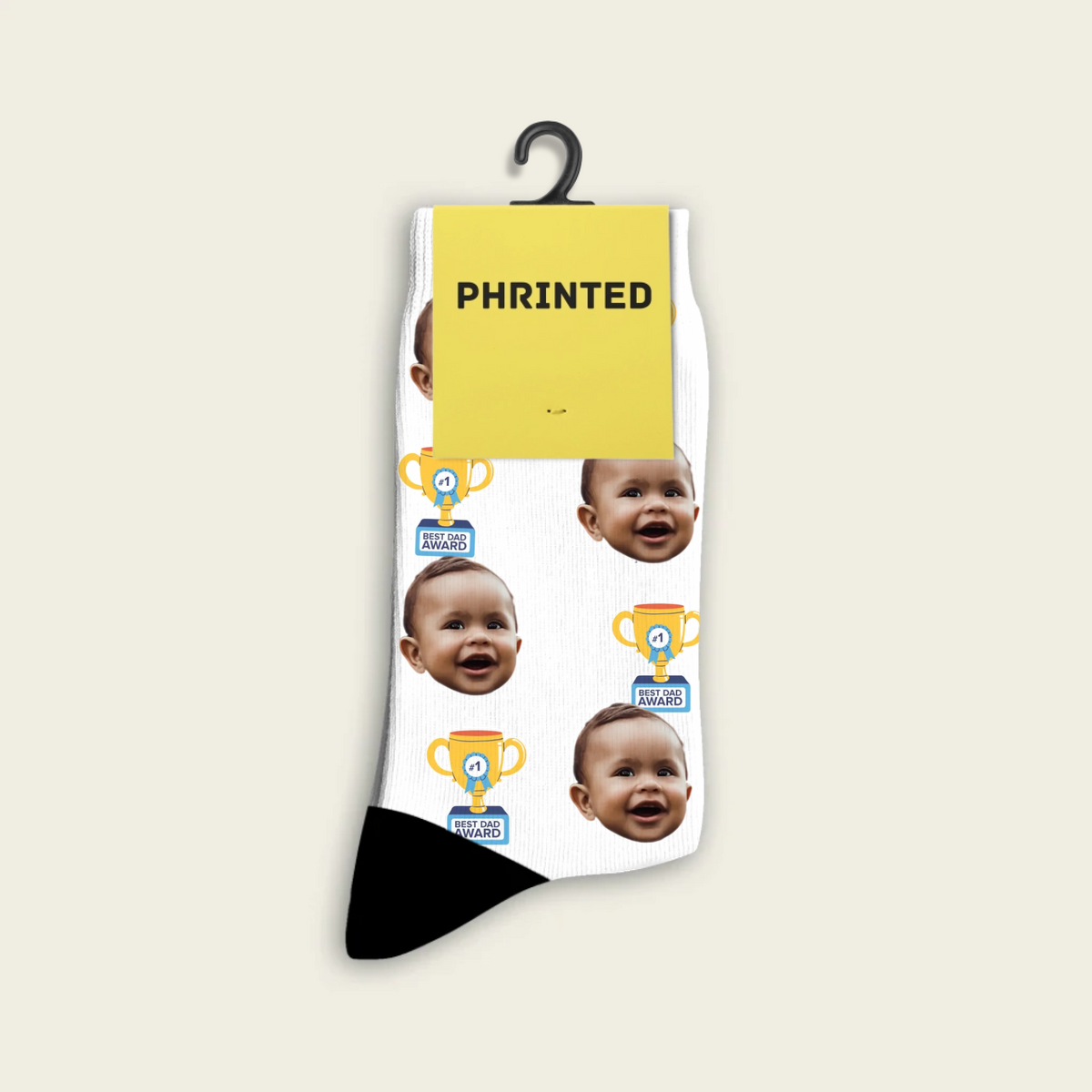 Custom Best Dad sokken met foto