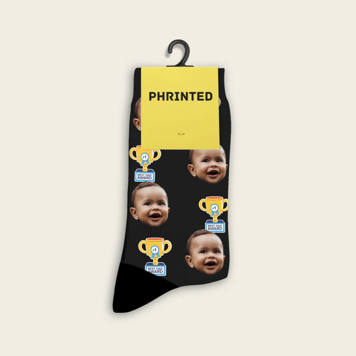 Custom Best Dad sokken met foto