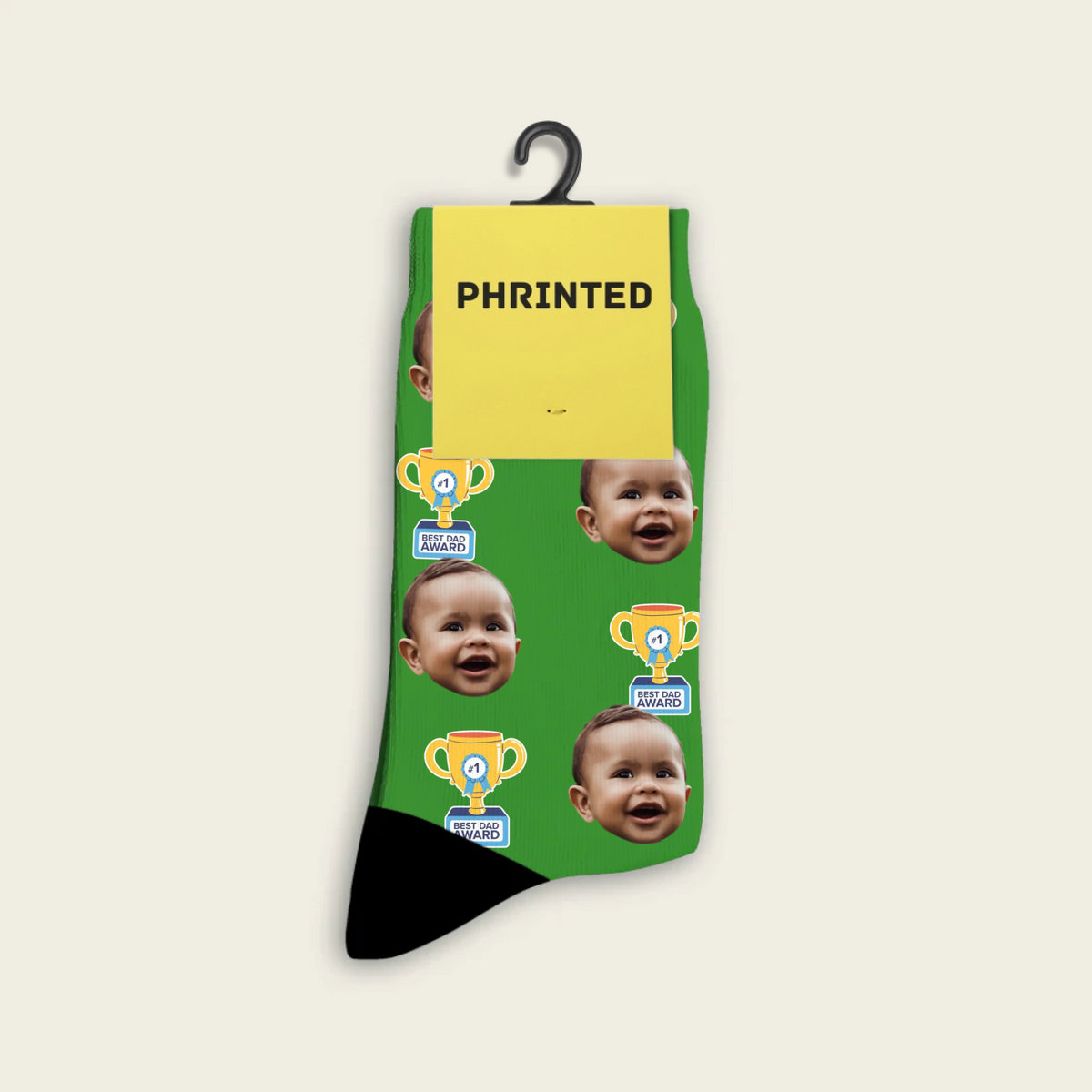 Custom Best Dad sokken met foto