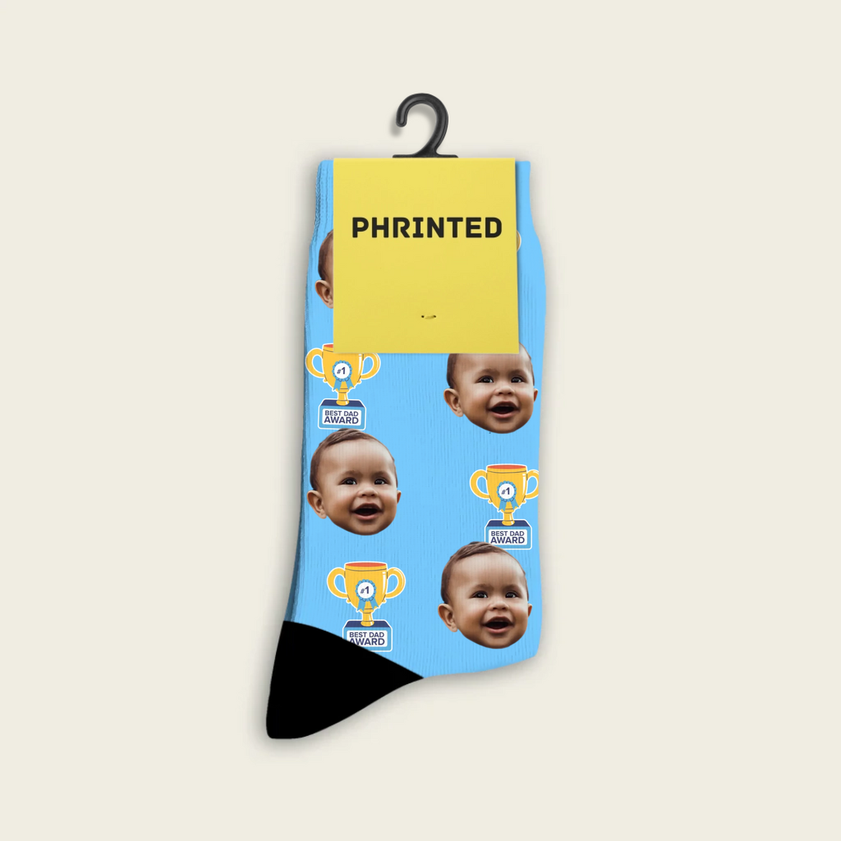 Custom Best Dad sokken met foto