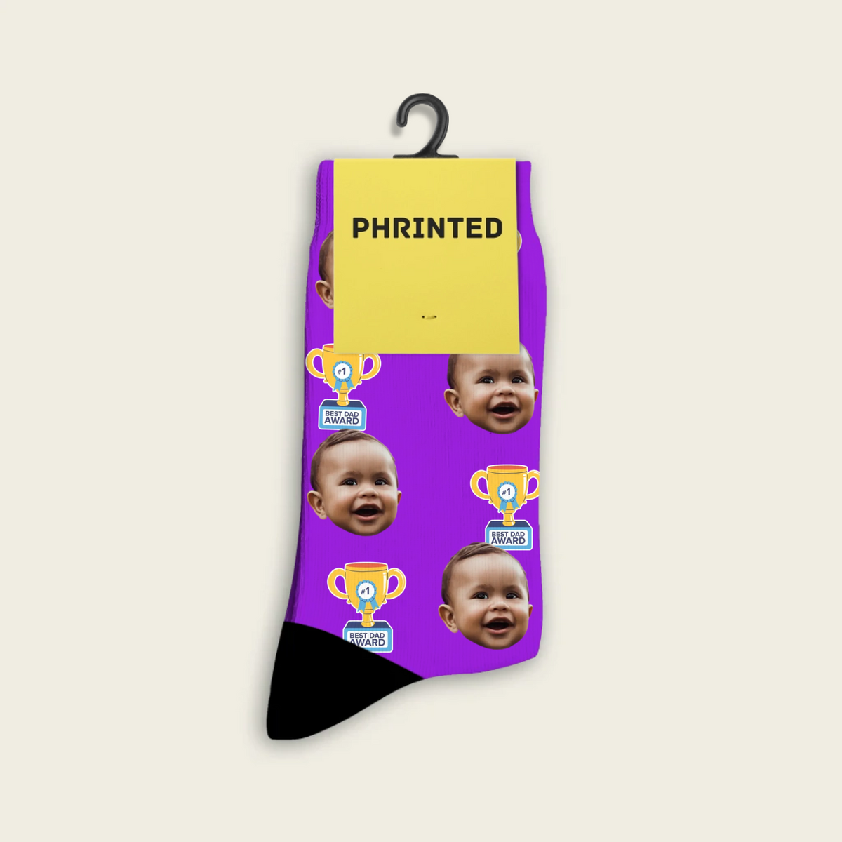 Custom Best Dad sokken met foto