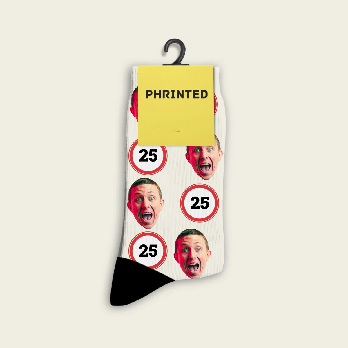 Custom verjaardagssokken met foto