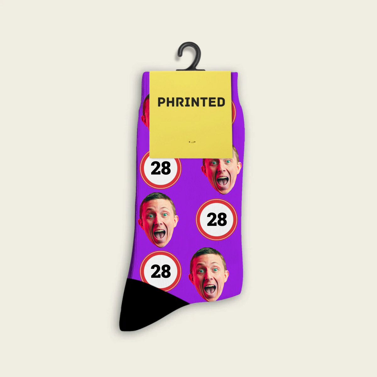 Custom Birthday Socks With Photo
