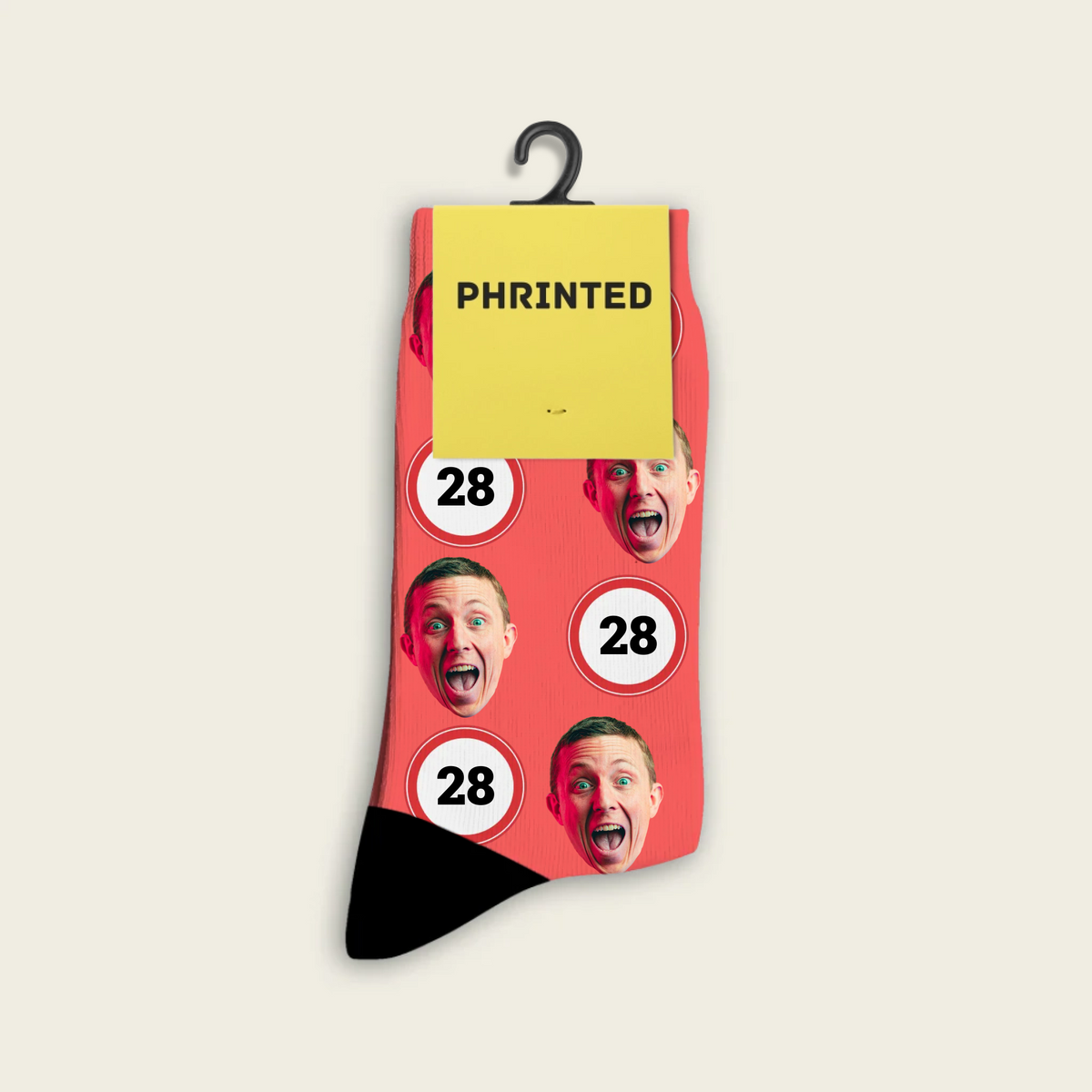 Custom verjaardagssokken met foto