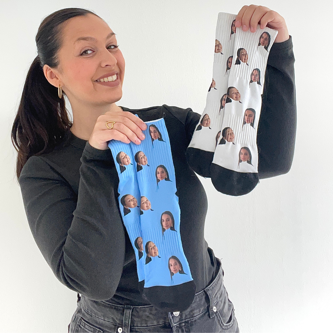 Gepersonaliseerde sokken met foto